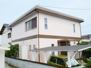 阿南市津乃峰町　外壁屋根塗装O様邸