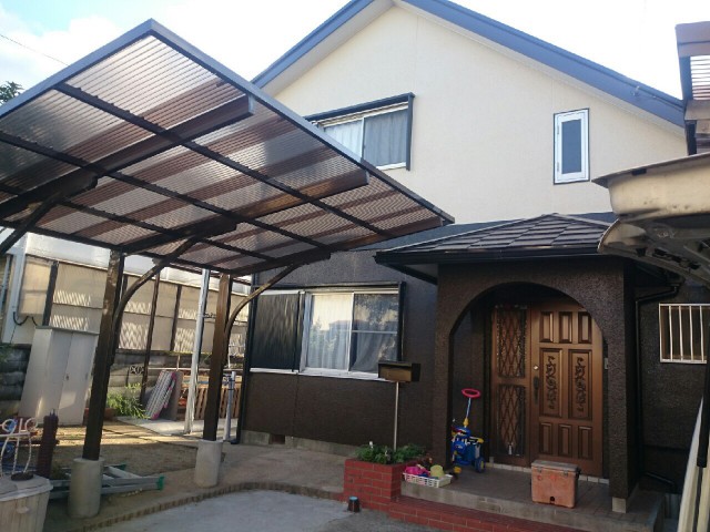 徳島県板野郡北島町O様邸　外壁塗装/屋根遮熱塗装　サーモアイSI