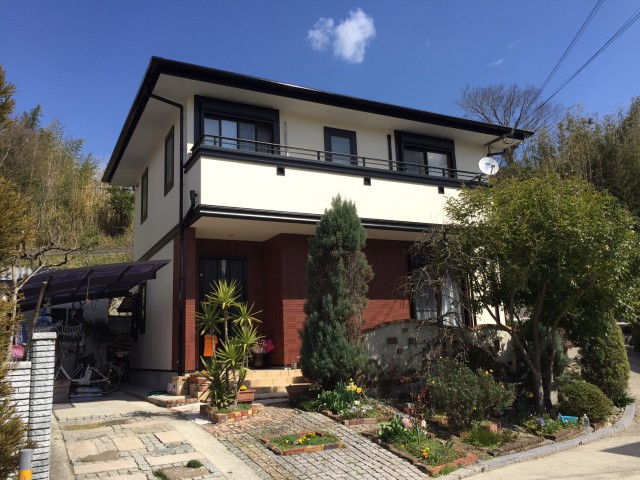 兵庫県洲本市Y様邸　外壁塗装　実績豊富な中山コーティング