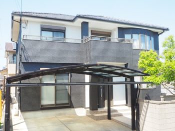 板野郡松茂町　外壁施工事例　ダイヤカレイドビジュー