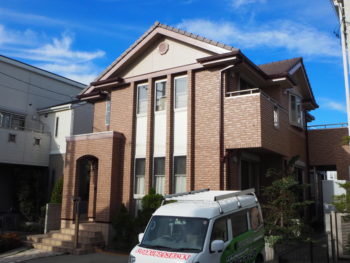 【WBアートSI　多彩工法】張り替えたような塗装　徳島市昭和町M様