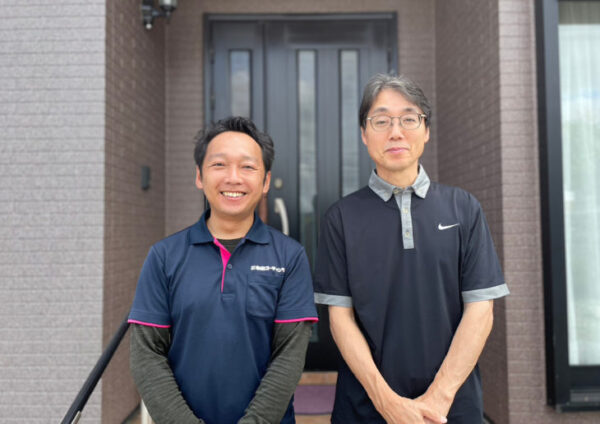 拘りの外壁塗装は「ダイヤカレイド」意匠性抜群の仕上がりです。徳島県