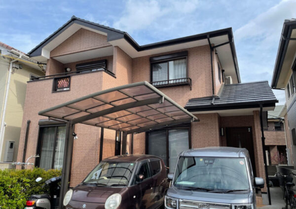 他塗装業者でのWB塗装に失敗して、やり直しをお願いしました
