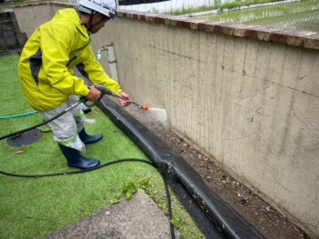 【阿南市】塀の塗装工事もお任せください！