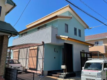 鳴門市撫養町｜外壁や屋根を艶消し断熱塗料で費用対効果抜群の塗装