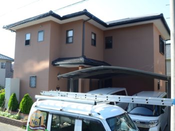 鳴門市大麻町　外壁塗装　効果抜群のガイナで外断熱