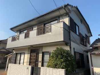 徳島市　ラジカルシリコン塗料　壁屋根