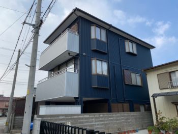 【徳島市 外壁張替え施工例】ガルバリウム鋼板F様