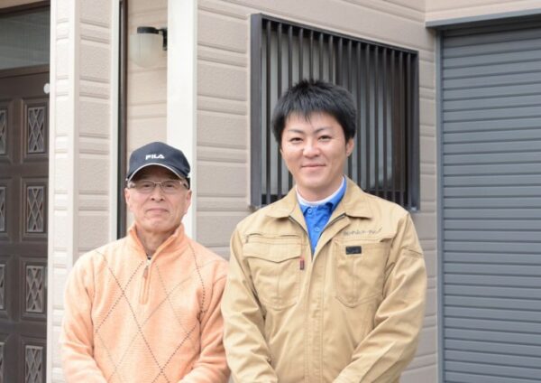 フッ素塗装で外壁塗装を施工させて頂きました徳島市K様の声