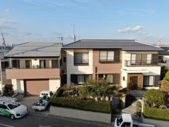 徳島市川内町で汚れが付きにくい外壁屋根に！フッ素塗装・無機塗装