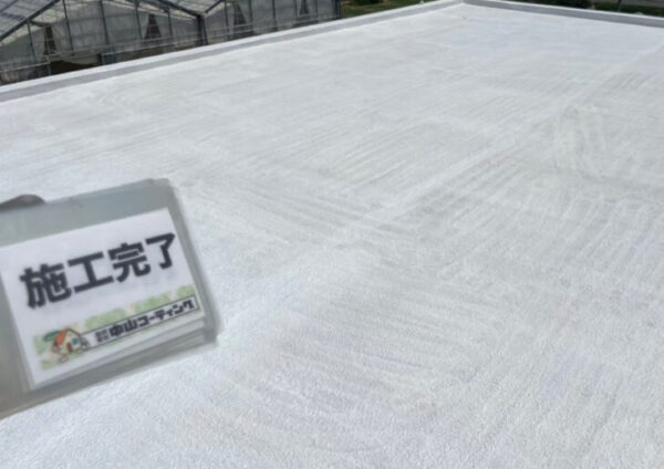 徳島市国府町　ベランダGAINA断熱塗装　暑くないお家