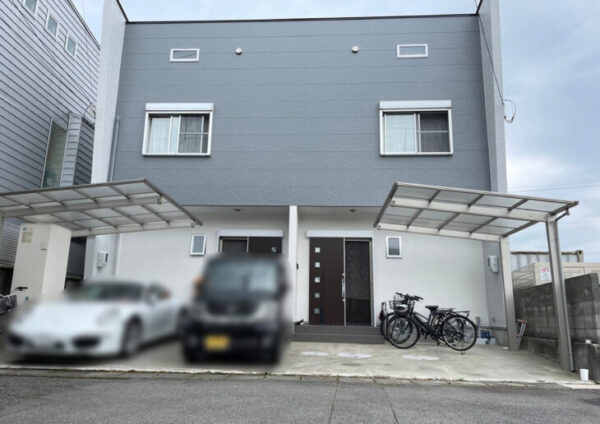 徳島市沖浜町「次回もまた中山コーティングさんにお願いしたい」外壁塗装艶あり