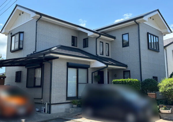 外壁を張り替えたような仕上がりに大満足「WB多彩塗装仕上げ」小松島市日開野町