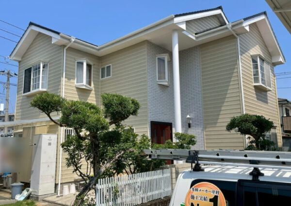 阿南市宝田町｜外装リフォームお客様の声　高耐久性で外壁を外敵から守ります。