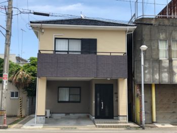 阿南市　外壁塗装　エバーアートボード　屋根モニエル瓦　施工例M様