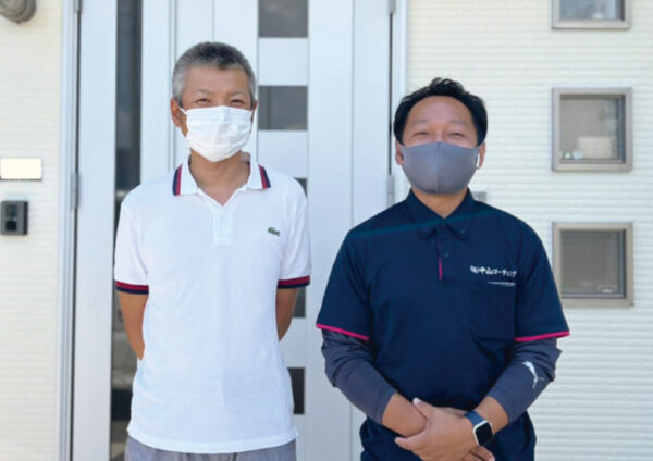 想像以上の外壁の仕上がり。塗装と言えばベターと塗るイメージだったが…