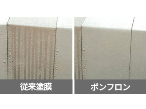 汚れにくい塗膜で美しさを保つ