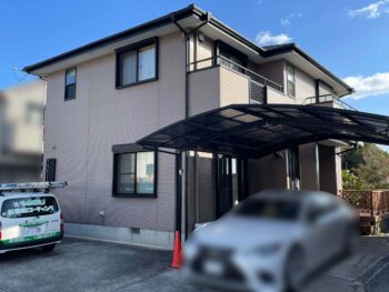 美しさと耐久性を同時に実現。ビジュー外壁×ボンフロンGT屋根塗装。