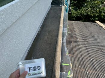 下塗り塗装完了しました。