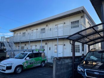 アパートを長持ち＆美観UP。RSルーフマイルド×RSシルバーグロス仕上げ。