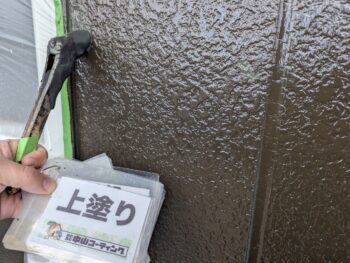 上塗りを行いました