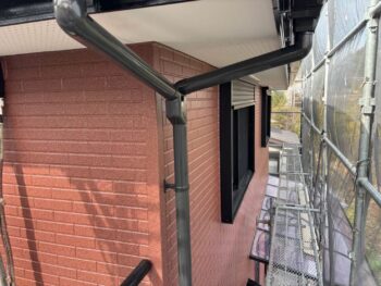 ２階まわりの仕上りも確認を行います。