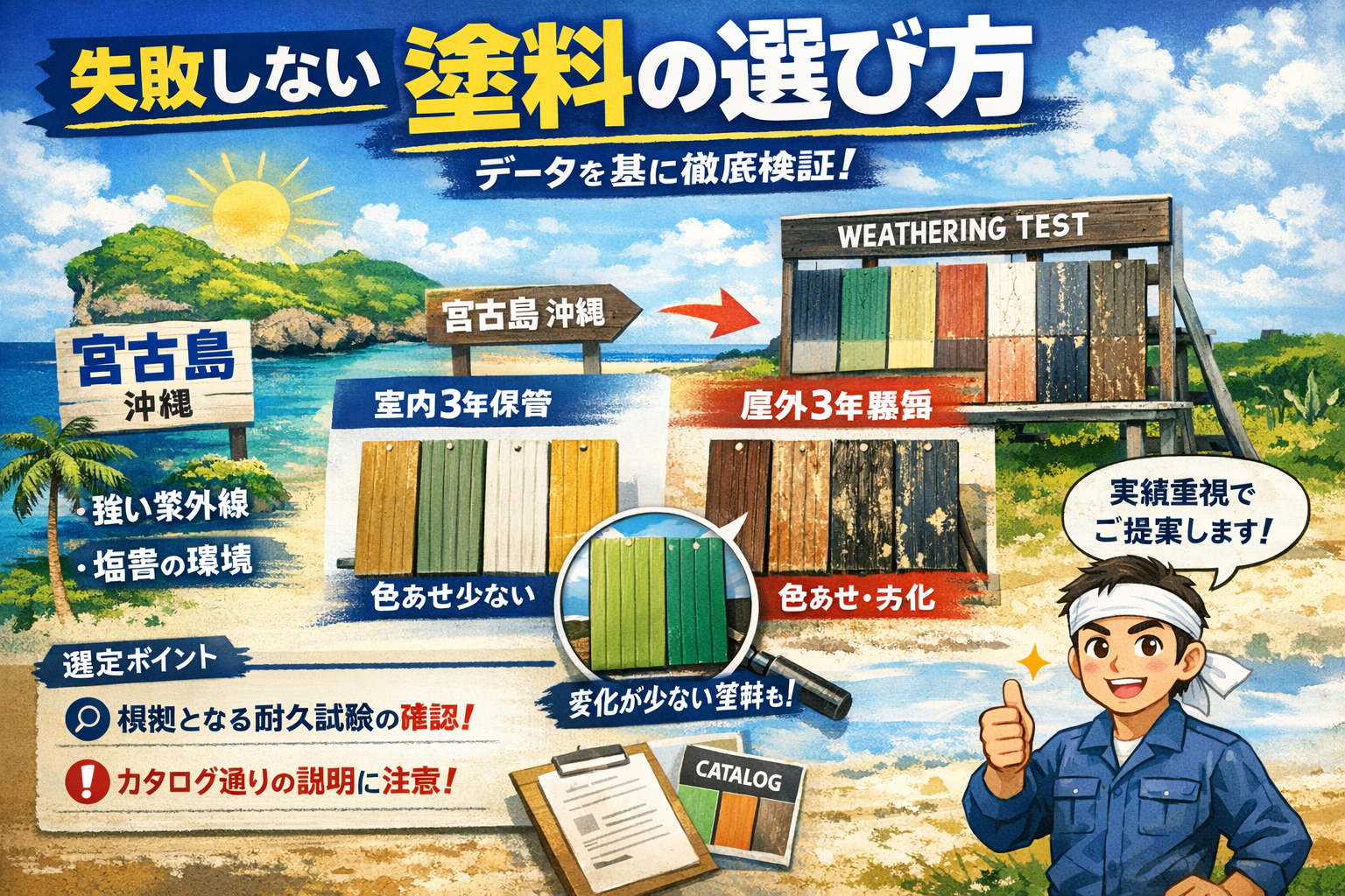 塗料の耐久年数とは？カタログ通りに持たない理由を解説