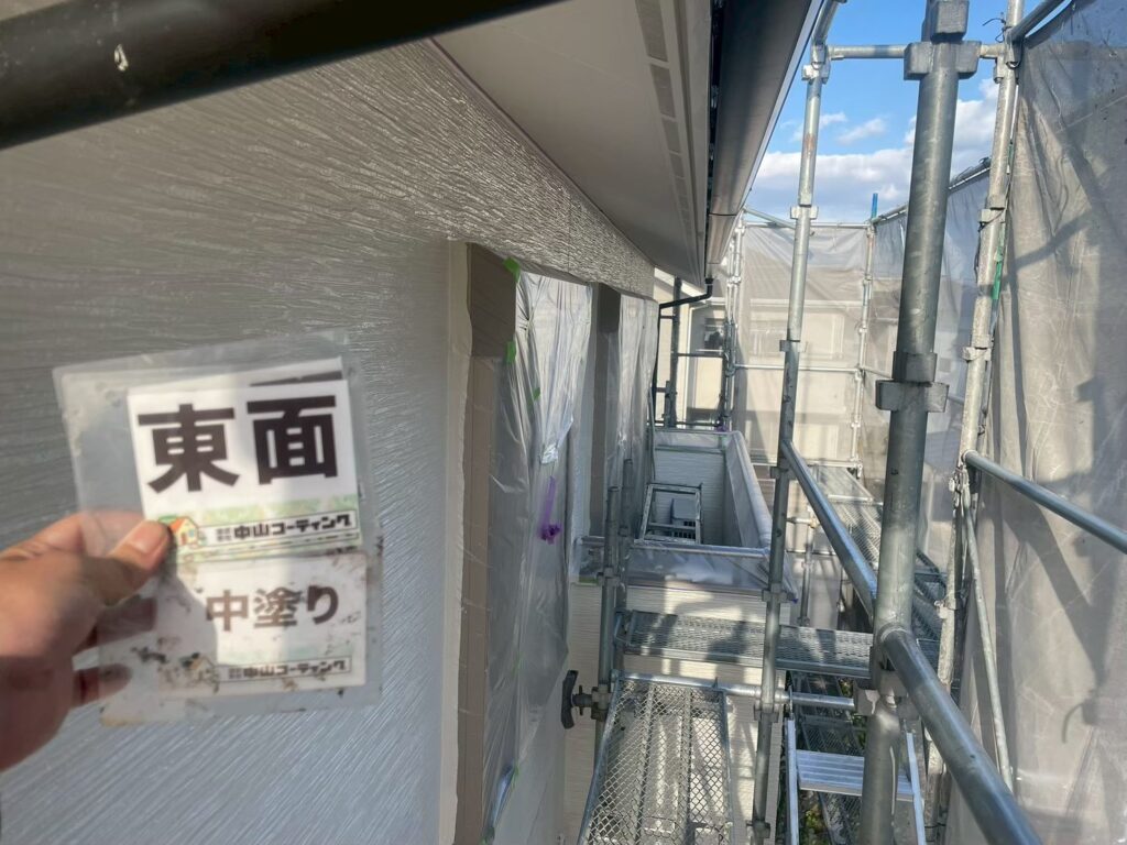 東面です