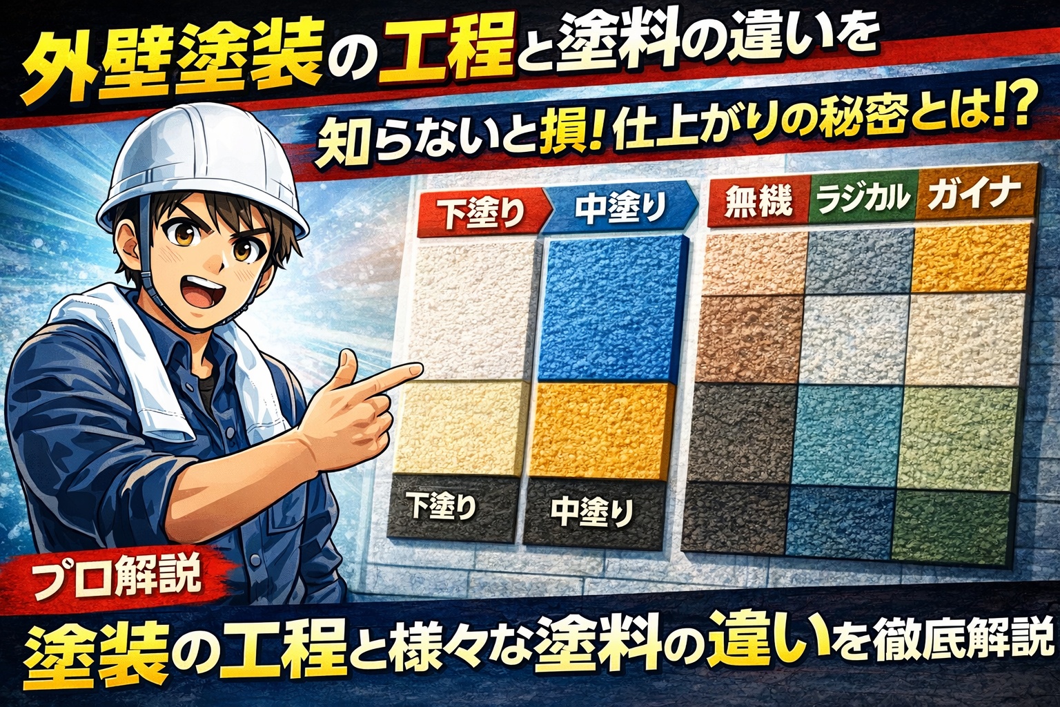 【知らないと損します】塗料でここまで差が出る！ 外壁屋根塗料って何種類あるのか？