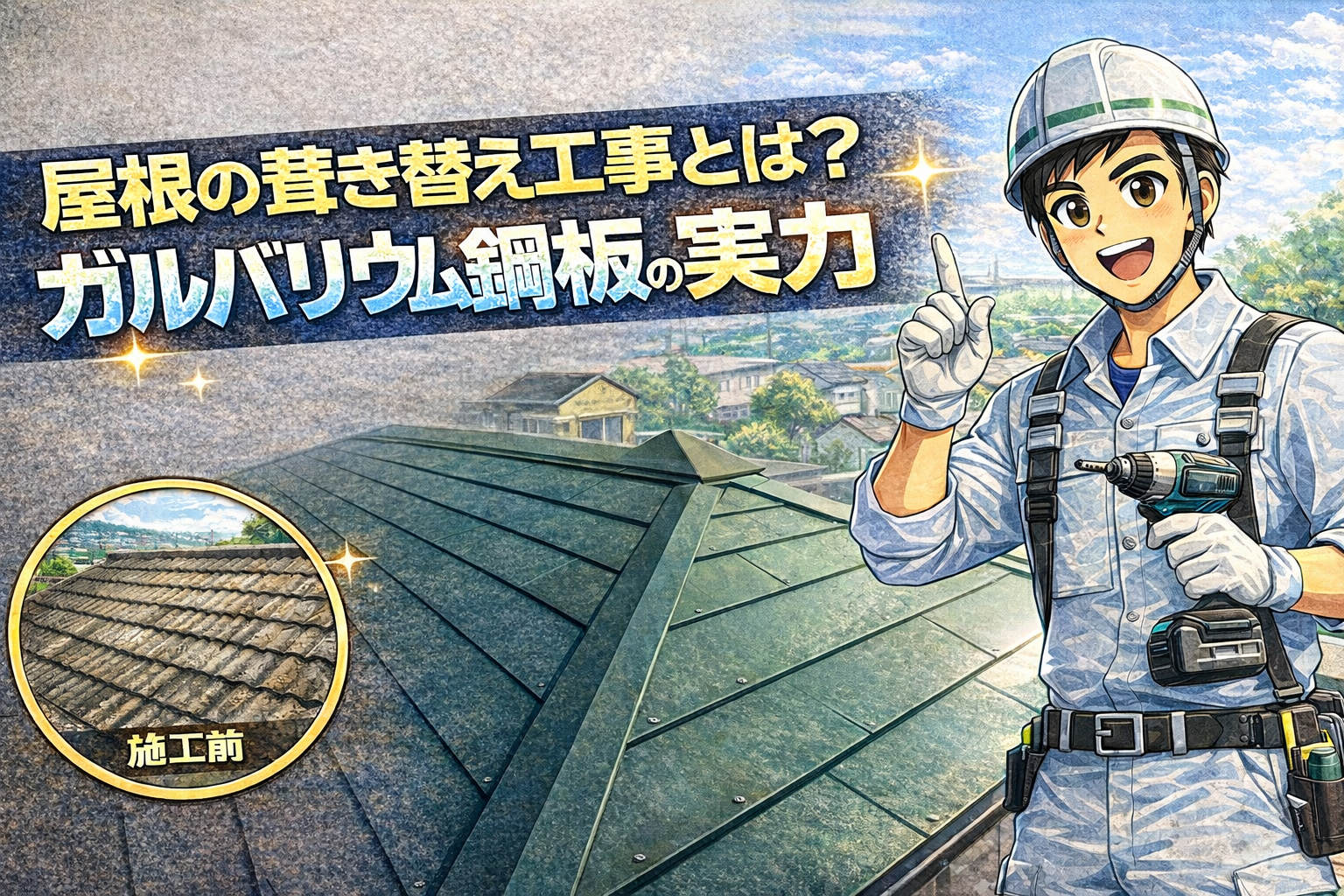 知らないと危険！劣化した屋根は塗装じゃダメな理由