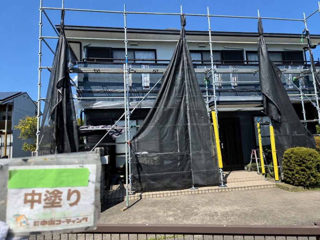 中塗りです