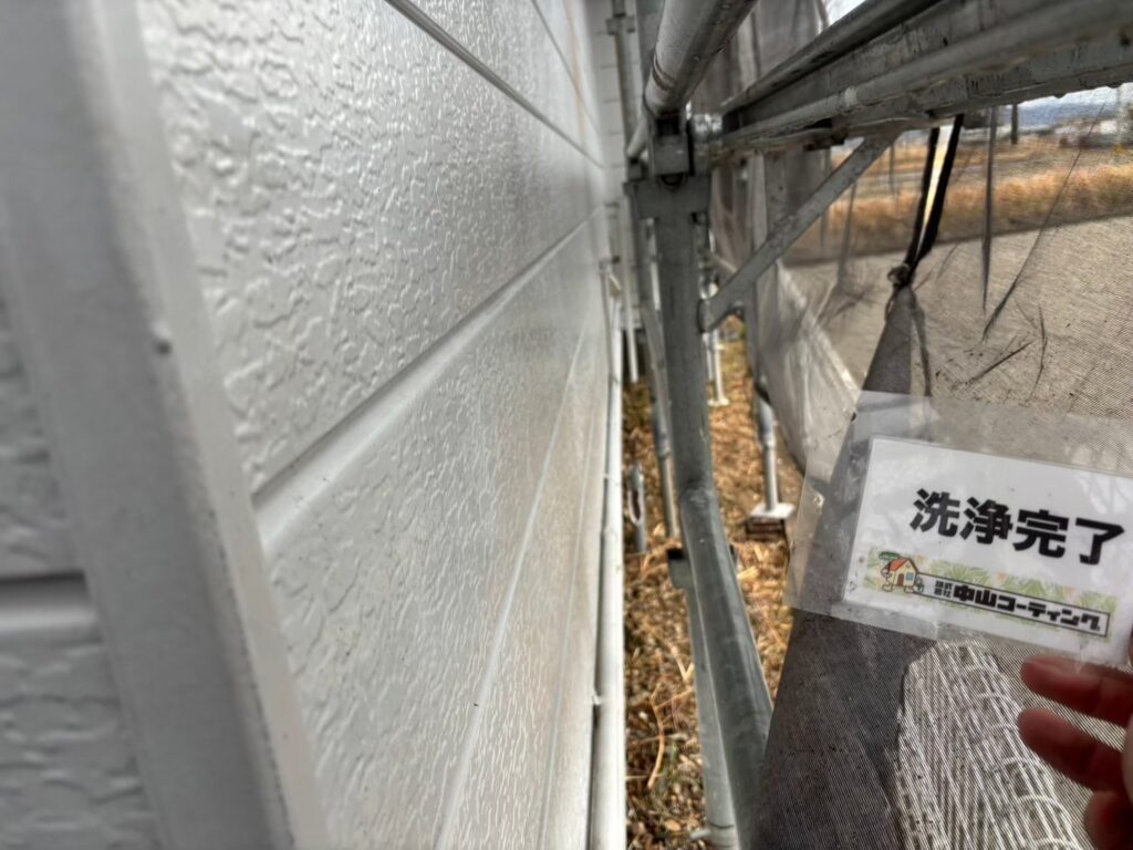 外壁の汚れも落ちて準備が整いました