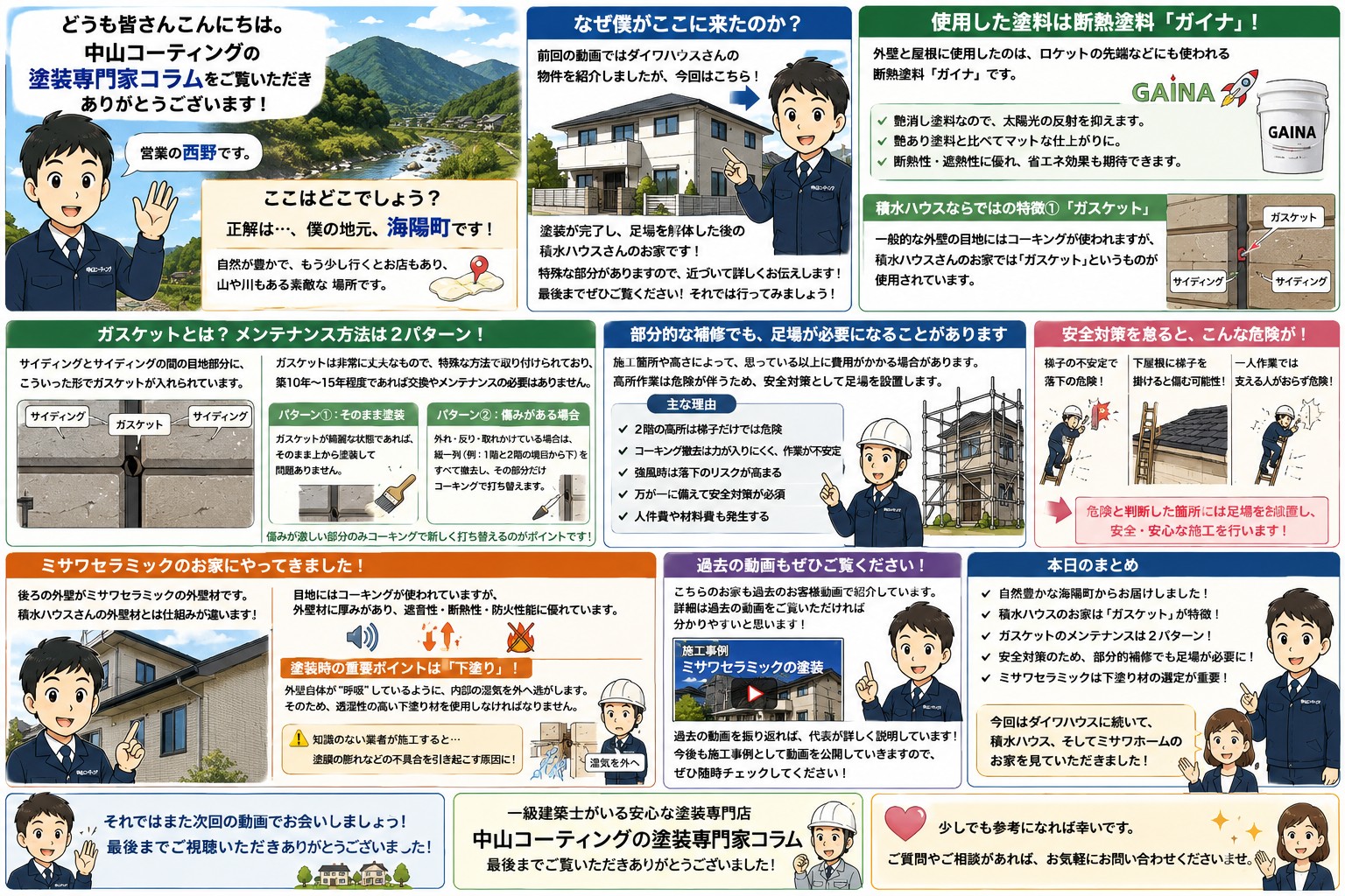 【積水ハウス・ミサワホーム】外壁塗装の違いと注意点をプロが現場で解説