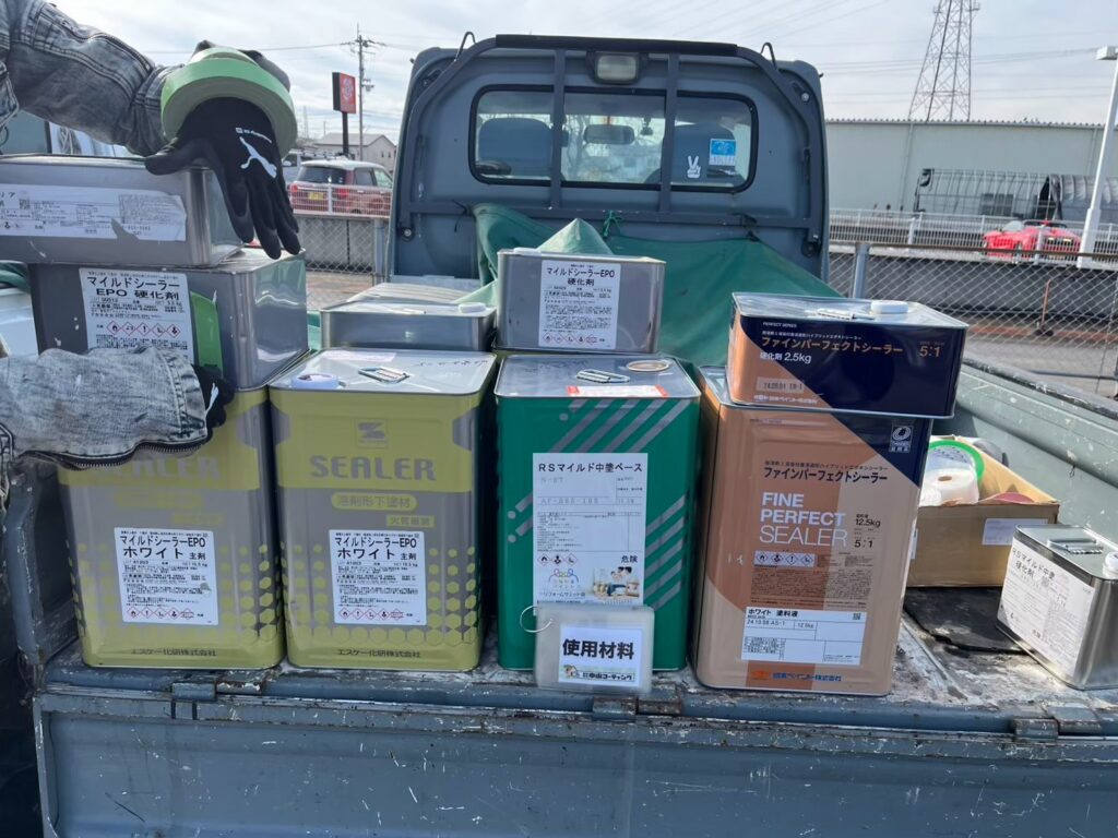 使用塗料です