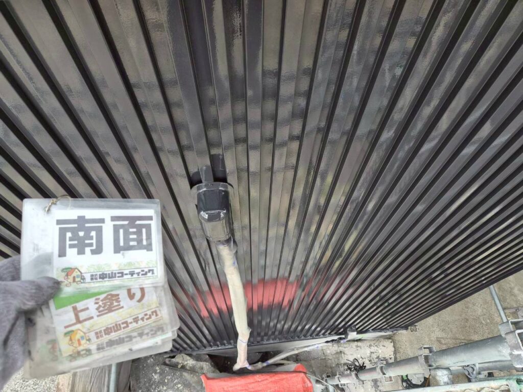 上塗りが完了しました