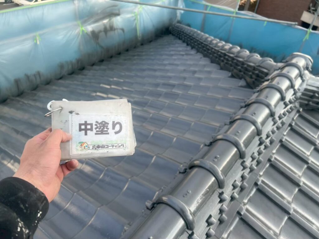 下塗りが完了しました