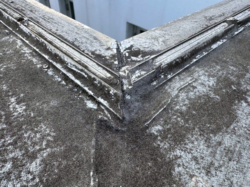 汚れや黒ずみが確認できます