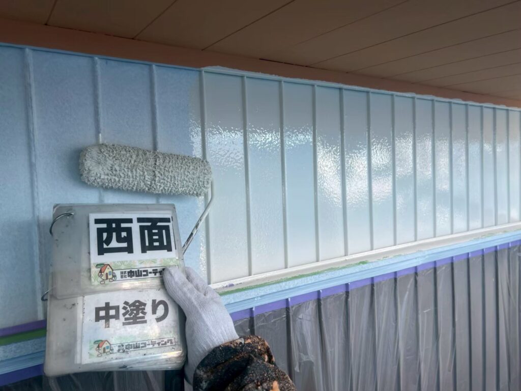 中塗りの様子です