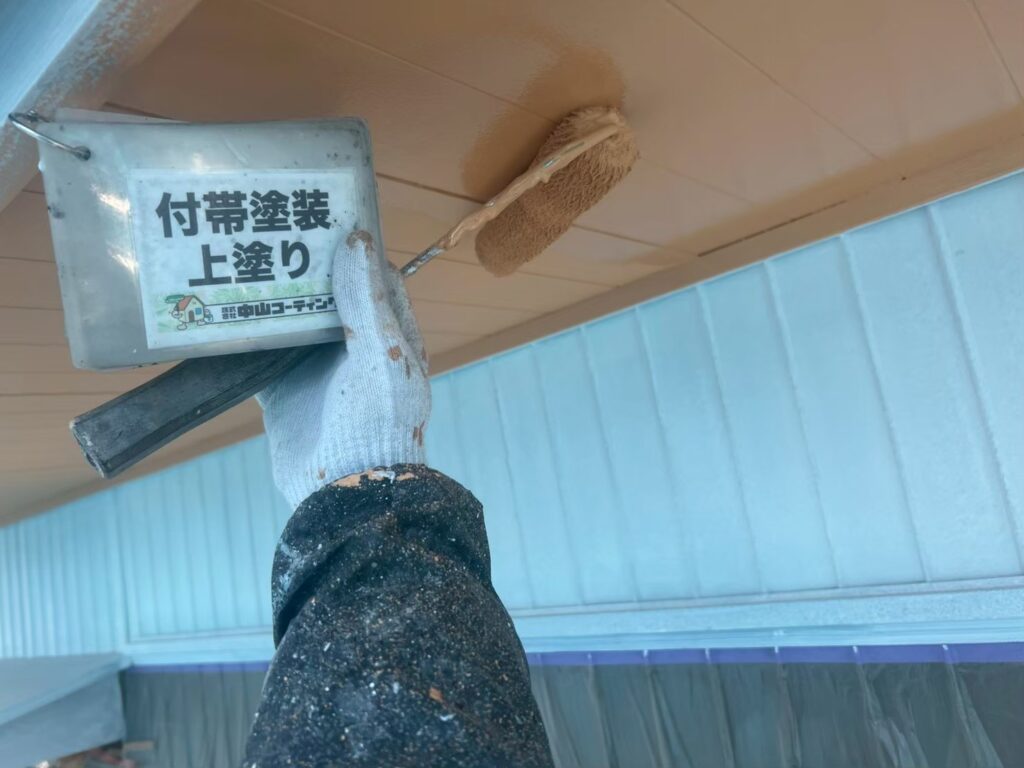 付帯部分の施工が完了しました