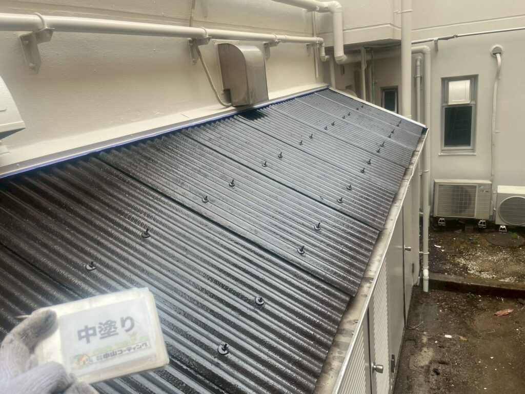 中塗り後です