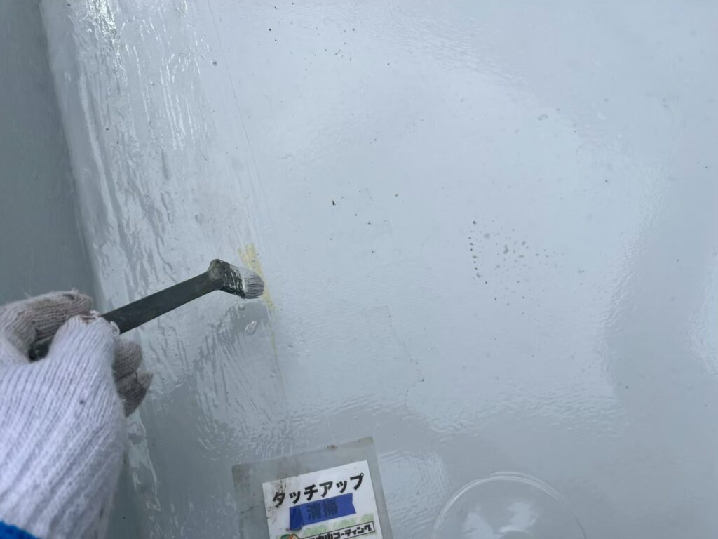 お引渡し前の最後の仕上げです