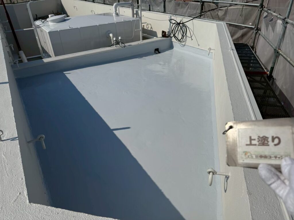 上塗りをして完了です