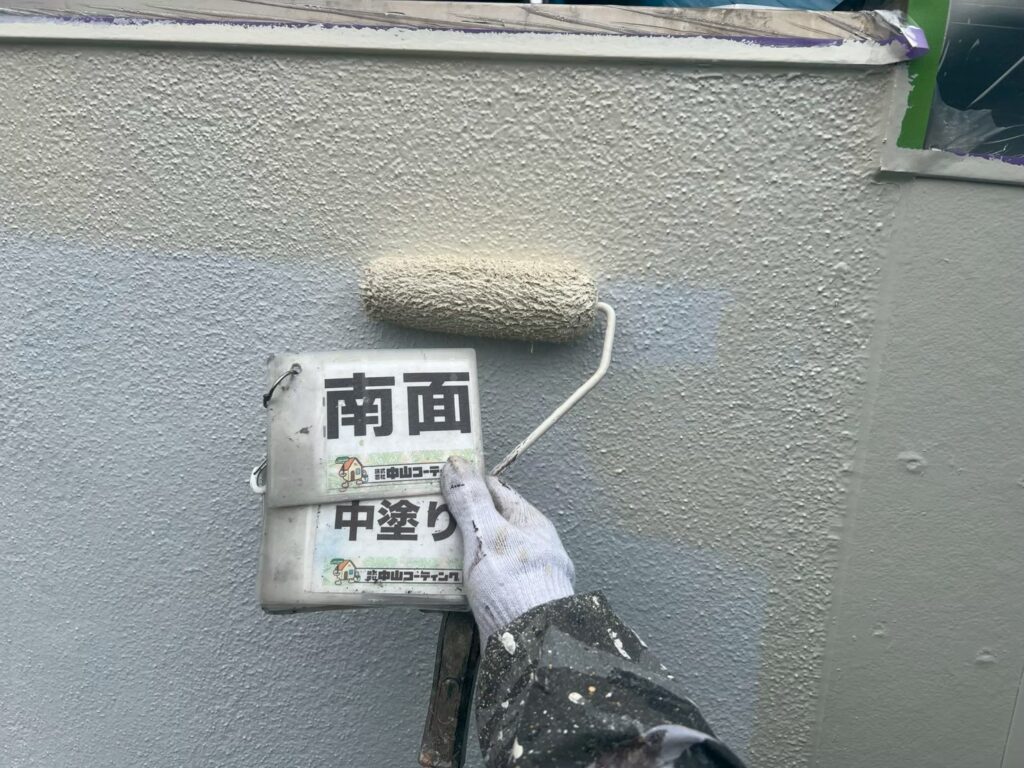 中塗りの様子です