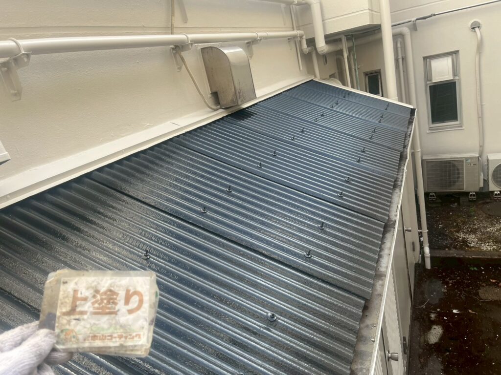 上塗りをして完了です