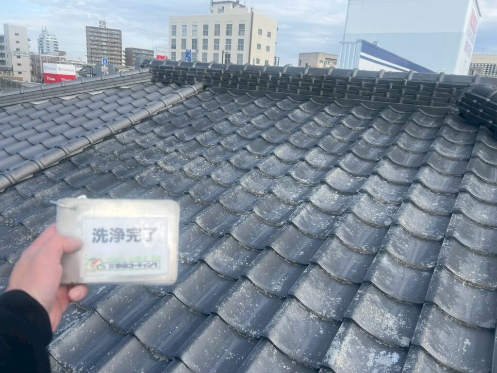 付着していた汚れが落ちています