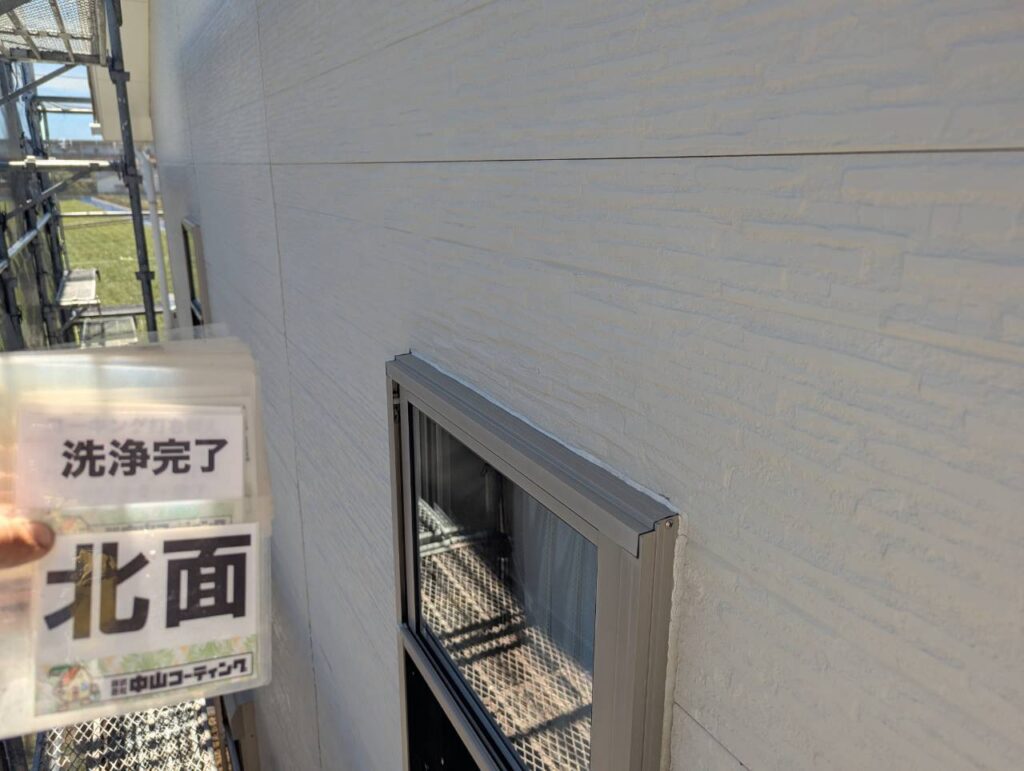 サッシの汚れも綺麗になりました
