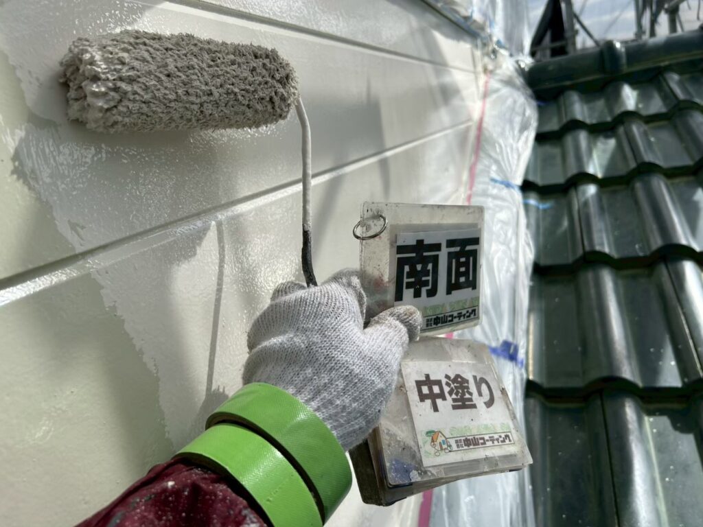 中塗りの様子です
