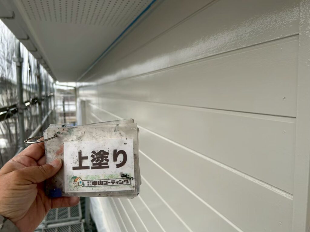 外壁の塗装が完了しました