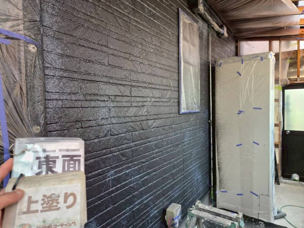 上塗りが完了しました