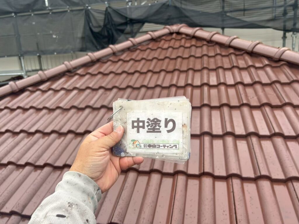中塗りが完了しました